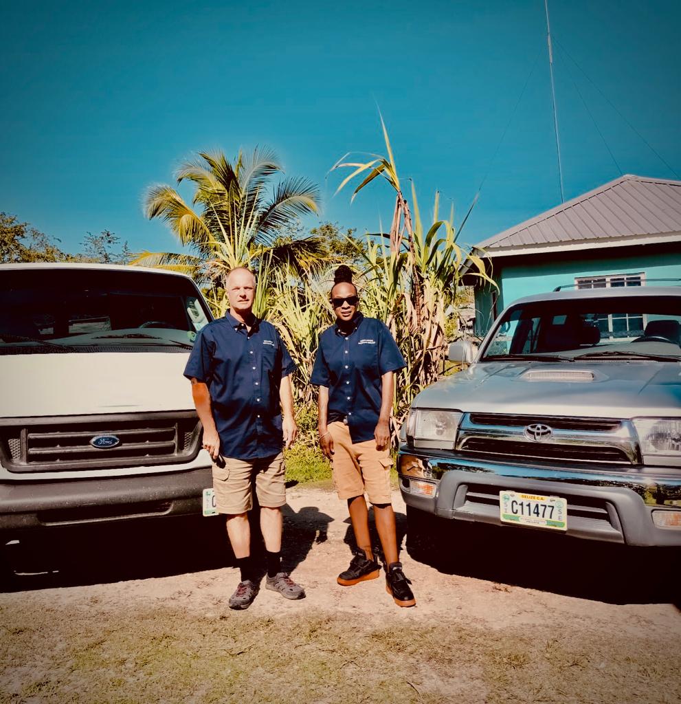 Ron Otten and Sheree of Ron’s Belize Shuttles